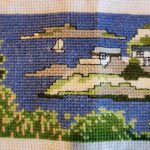 Counted Cross-stitch "a small port" by Maud Attawode